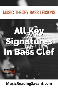 all key signatures in bass clef
