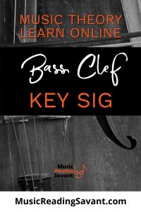 bass clef key sig
