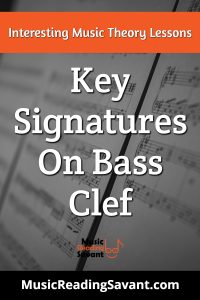 key signatures on bass clef