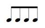 two eighth notes