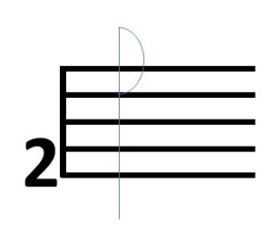 how to draw a treble clef sign