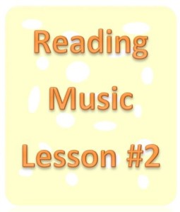 reading music lesson 2