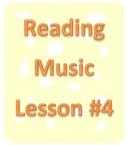 reading music lesson 4