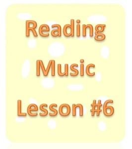 reading music lesson 6