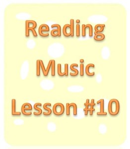 reading music lesson 10