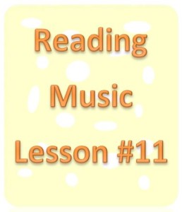 reading music lesson 11