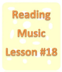 reading music lesson
