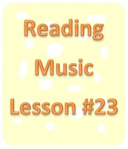 reading music lesson
