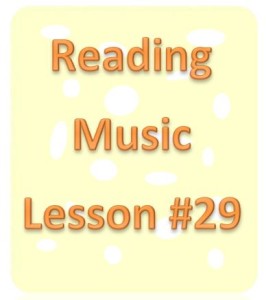 reading music lesson