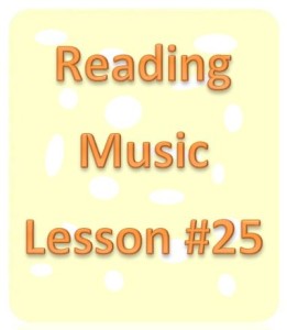 reading music lesson