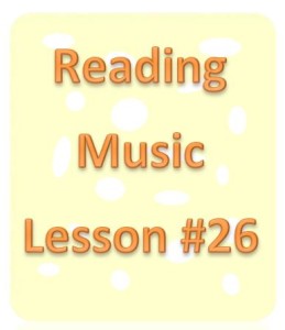 reading music lesson