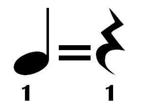 quarter note & rest