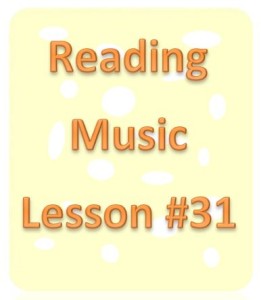 reading music lesson