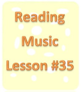 Reading Music Lesson