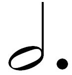 dotted half note
