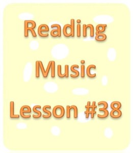 reading music lesson
