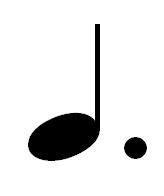 dotted quarter note