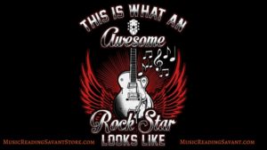 This Is What An Awesome Rock Star Looks Like Music Apparel