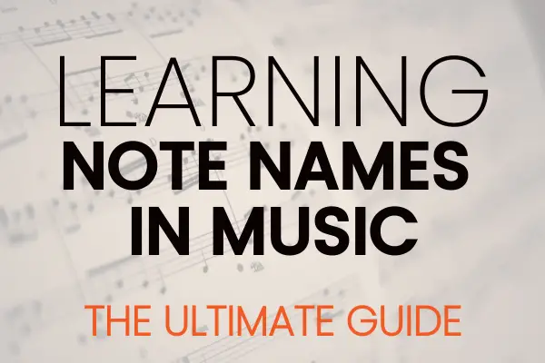 learning note names in music
