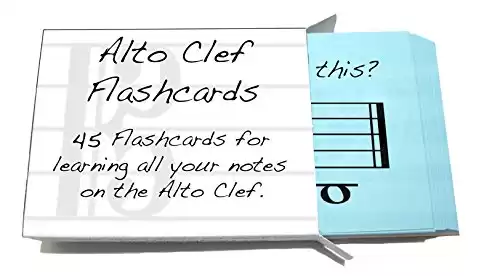 Alto Clef Note Names Flashcards for Viola Players