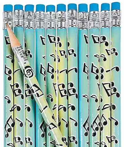 Musical Notes Pencils (Pack of 24)