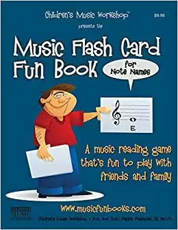 Music Flash Card Fun Book for Note Names