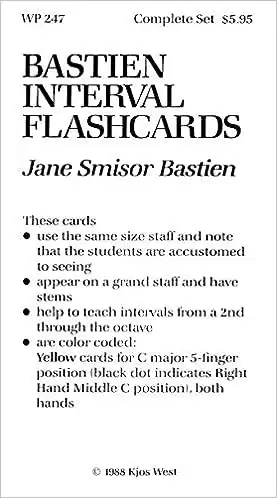 WP247 - Bastien Interval Flashcards