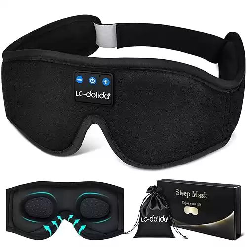 LC-dolida Bluetooth Sleep Mask Headphones