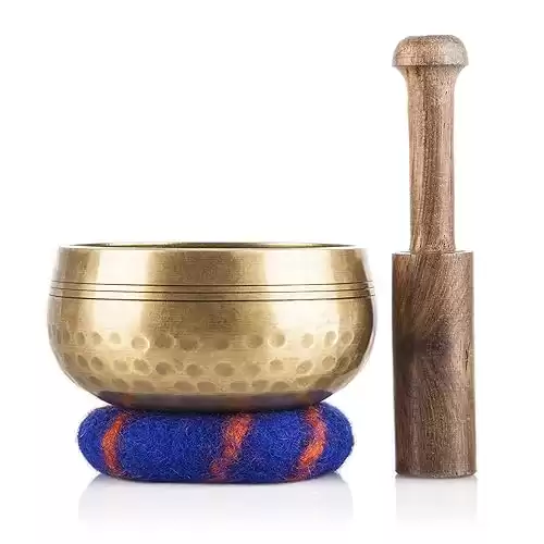 Ohm Metal Tibetan Singing Bowl Set