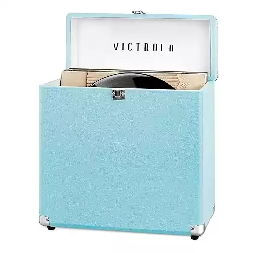 Retro Vintage Victrola Vinyl Record Carrying Case
