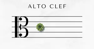 alto clef staff