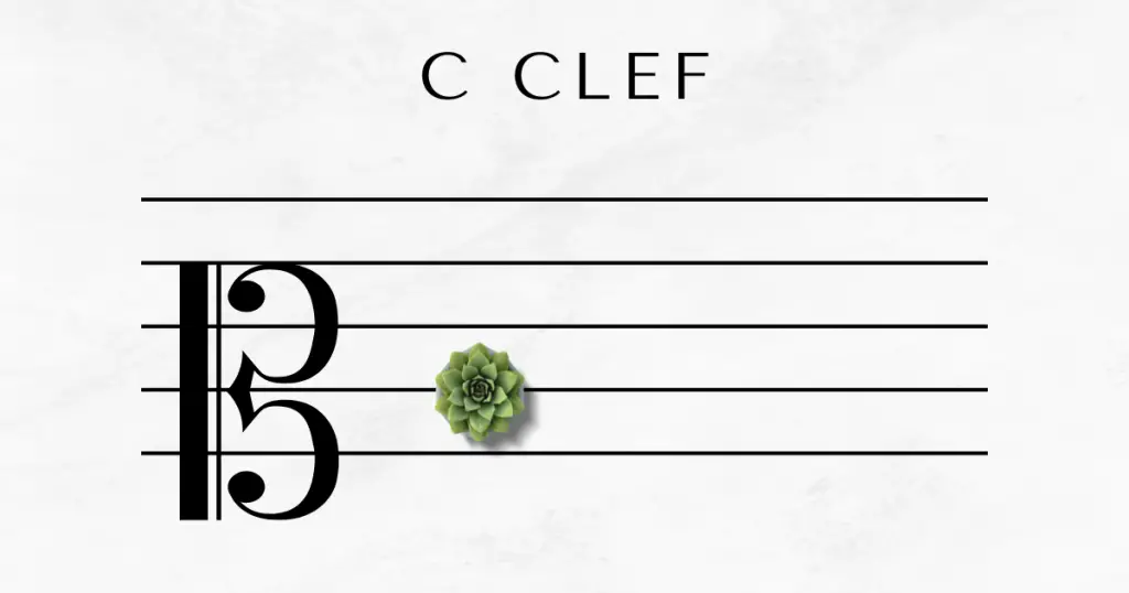 c clef staff