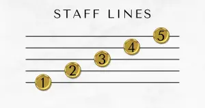 music staff lines