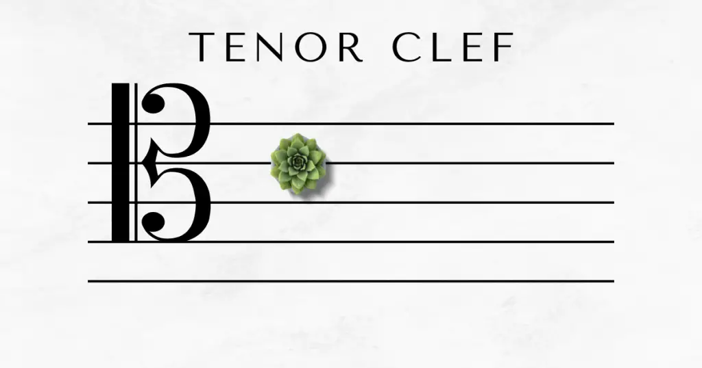 tenor clef staff