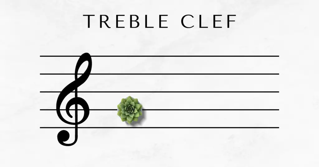 treble clef staff