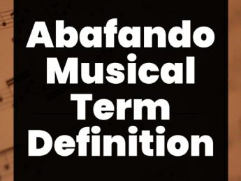 abafando musical term definition