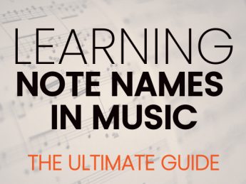 learning note names in music
