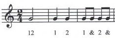 2/4 time signature