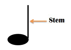 music note stem
