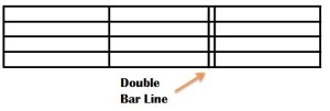double bar lines