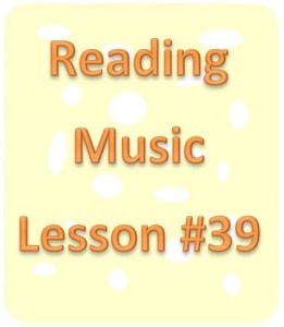 reading music lesson