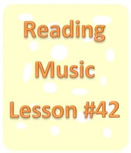 reading music lesson