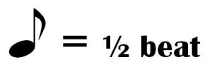 single eighth note