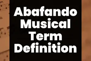 abafando musical term meaning